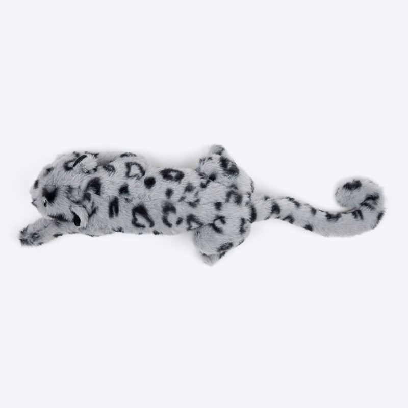 HUFT Wild Leo Squeaky Plush Toy For Dog - Grey - Heads Up For Tails