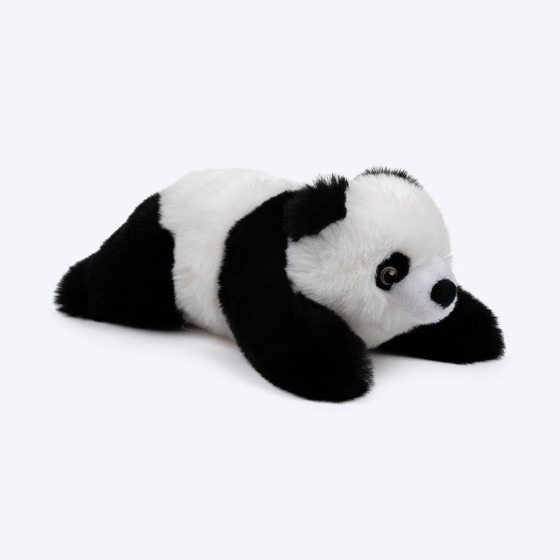 HUFT Wild Pando Squeaky Plush Toy For Dog - Black & White - Heads Up For Tails