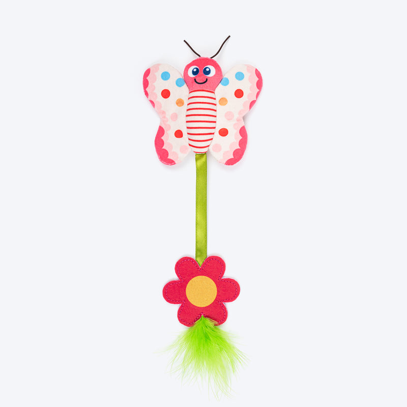 HUFT Flufferfly Plush Toy With Catnip For Cat - Multicolor - Heads Up For Tails