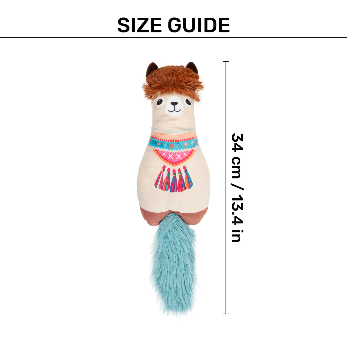HUFT Miss Camella Plush Toy With Catnip For Cat - Multicolor - Heads Up For Tails