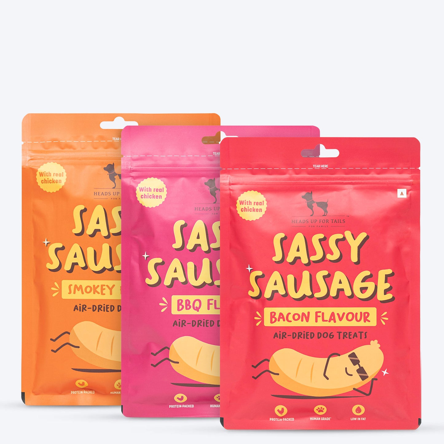 HUFT Very Sassy Air-Dried Sausage Mix Combo For Dog