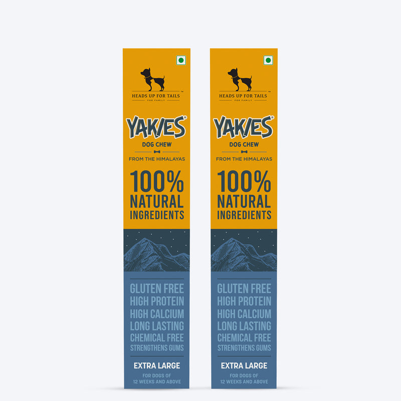 HUFT Yakies Vegetarian Natural Chew Bone - Heads Up For Tails
