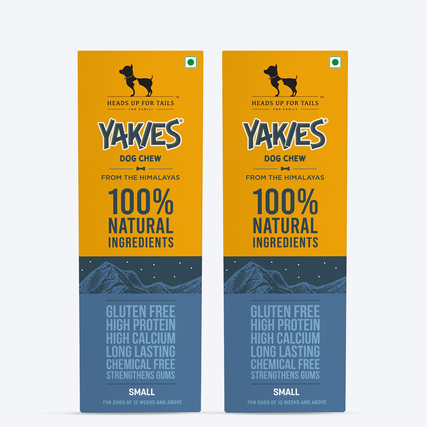 HUFT Yakies Vegetarian Natural Chew Bone - Heads Up For Tails
