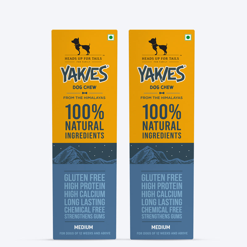 HUFT Yakies Vegetarian Natural Chew Bone - Heads Up For Tails