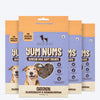 HUFT Yum Nums Senior Dog Treats Soft & Chewy Sticks Blueberries & Ashwagandha With Chicken - 70 gm - Heads Up For Tails