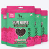 HUFT Yum Nums Soft & Chewy Sticks Strawberry with Real Chicken Treat For Dogs - Heads Up For Tails