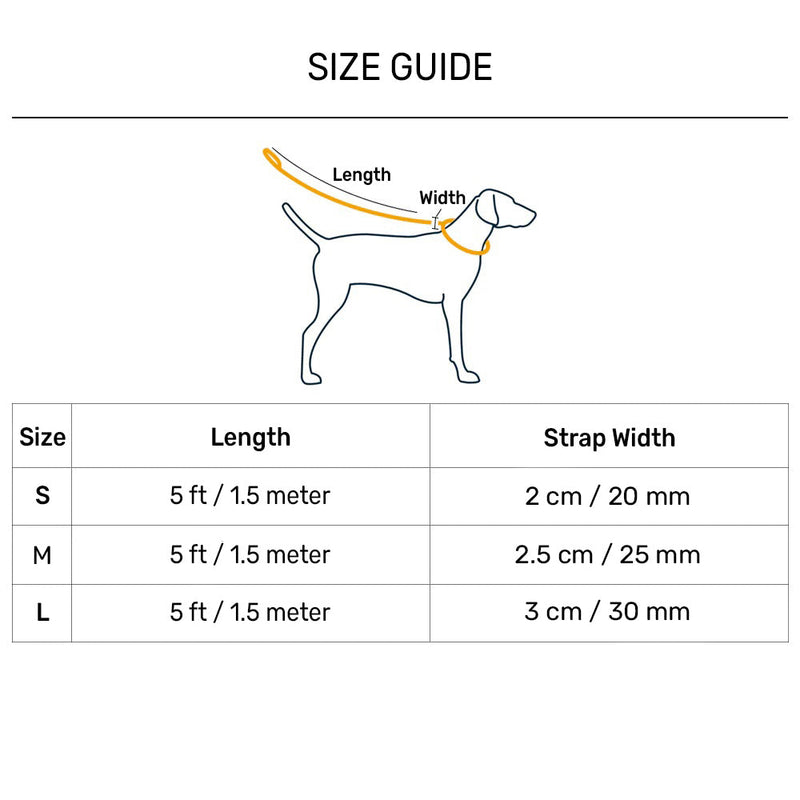 HUFT Basics Dog Leash - Classic Black - Heads Up For Tails