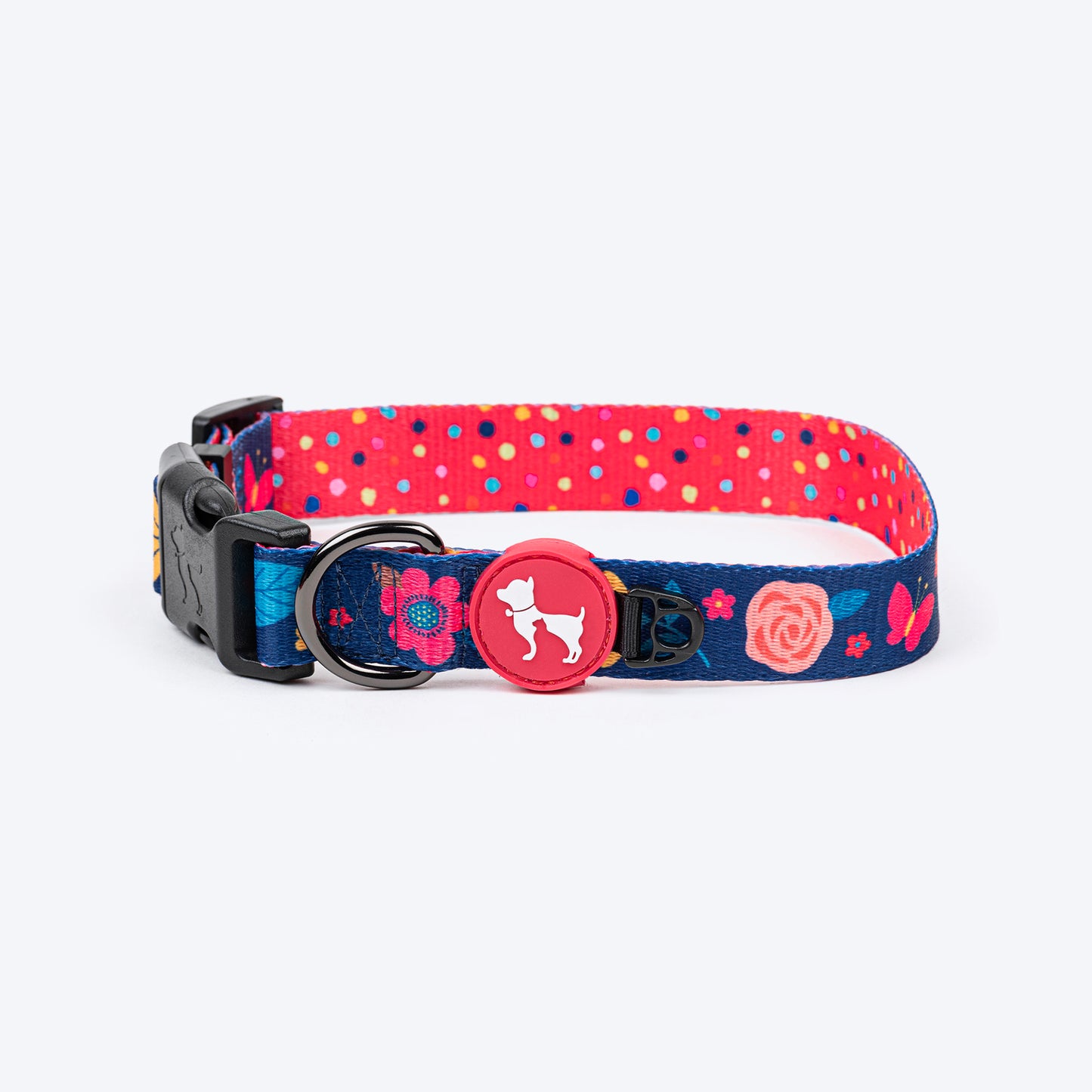 HUFT Bloomscape Collar For Dog - Navy