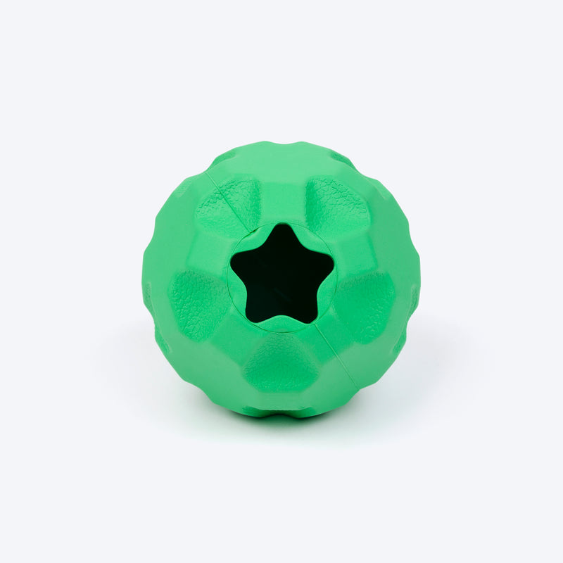 HUFT Chewtastic Baller Chew Toy For Dog - Green - Heads Up For Tails