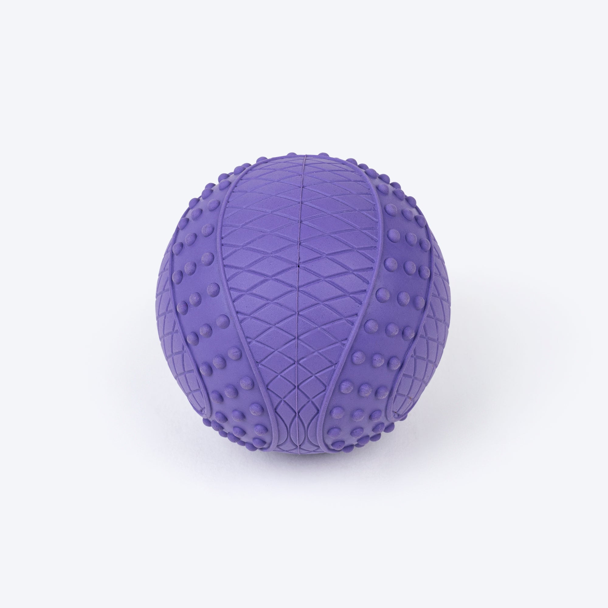 Purple squeaky ball dog toy online