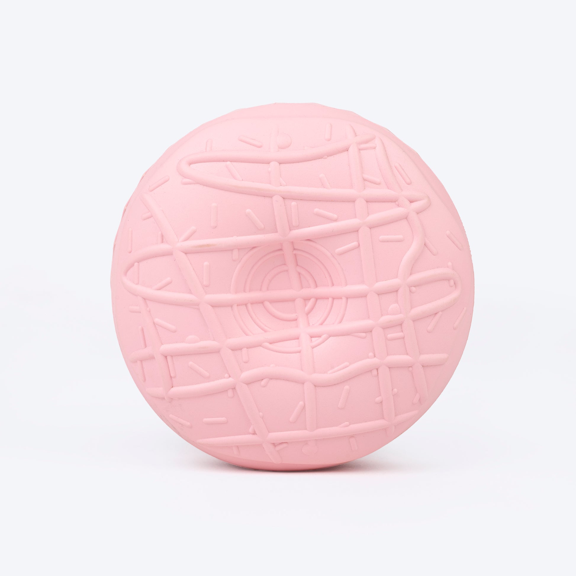 HUFT Chewtastic Donut Chew Toy For Dog - Pink - Heads Up For Tails