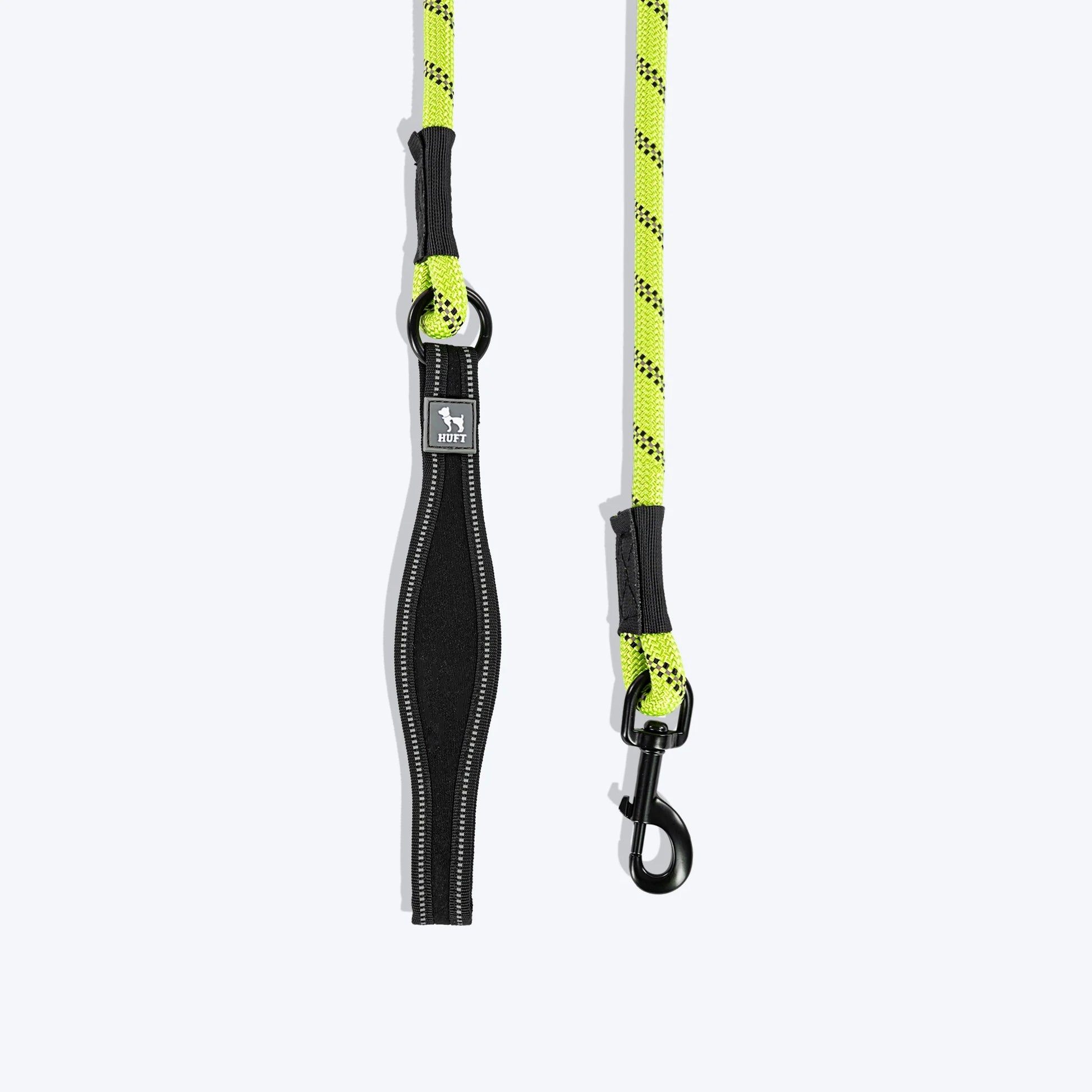 HUFT Classic Rope Leash For Dog - Neon Green - M - 5 ft_01