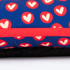 HUFT Cuddle Love Lounger Dog Bed - Red & Navy_06
