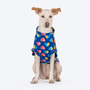 HUFT Love Struck T-Shirt For Dog - Navy Blue - Heads Up For Tails