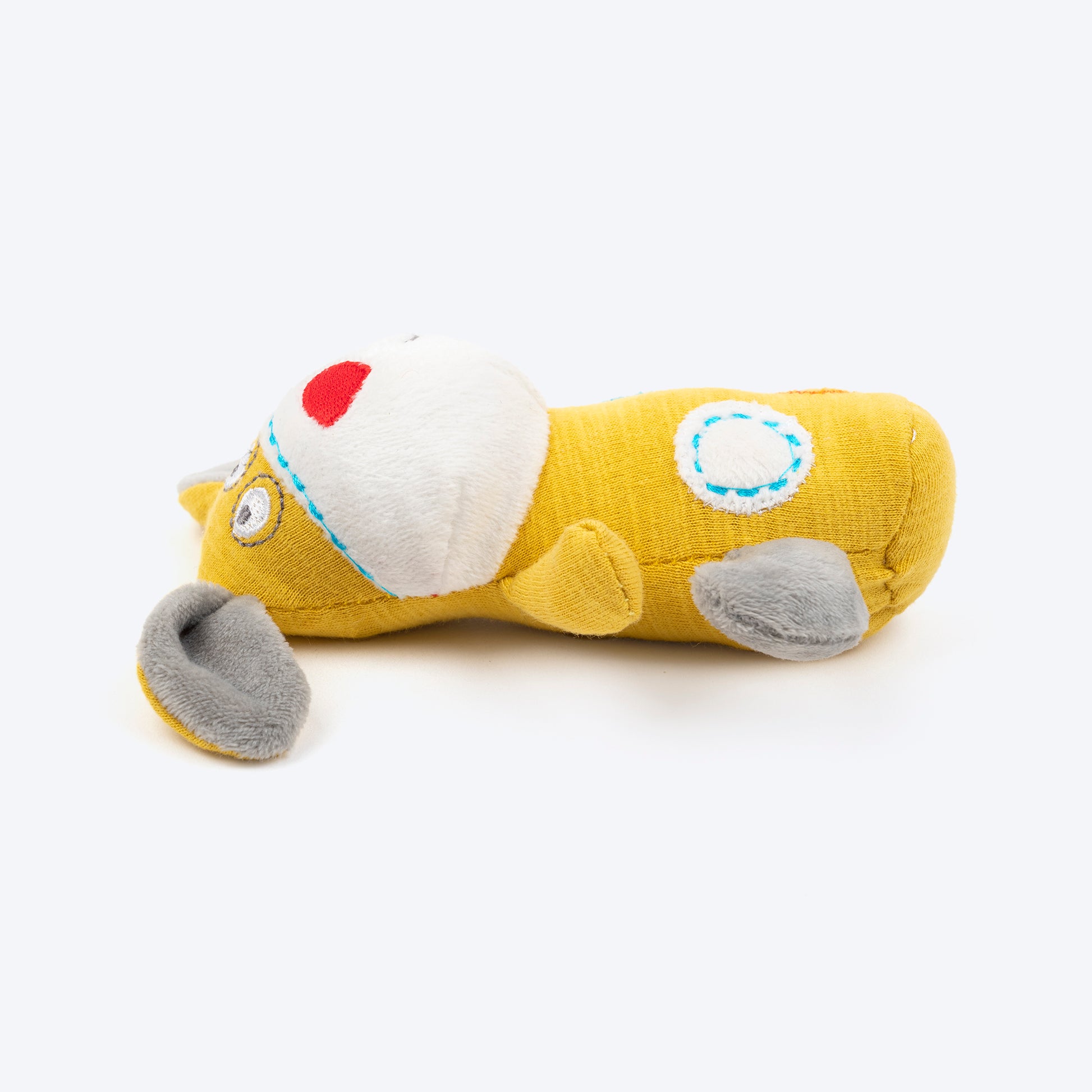 HUFT Miss Mini Rattle Plush Toy for Puppies & Small Dogs- Multicolor_03