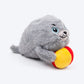 HUFT Sandy The Seal Plush Toy For Dog - Grey