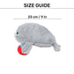 HUFT Sandy The Seal Plush Toy For Dog - Grey