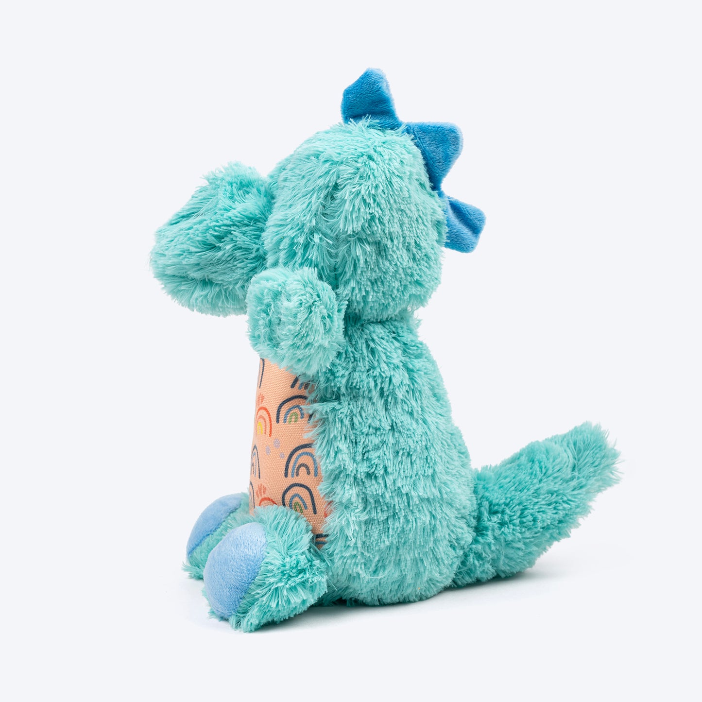 HUFT Sir Roar-A-Lot Plush Toy For Dog - Turquoise Blue