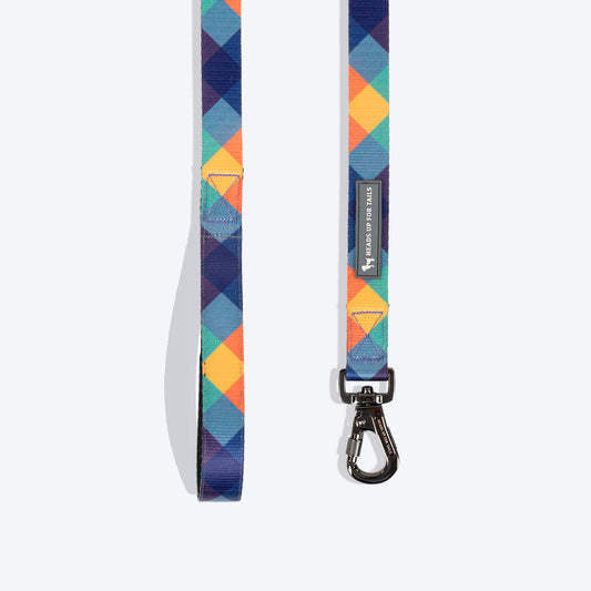 HUFT Technicolor Tartan Leash For Dog - Multicolor_01