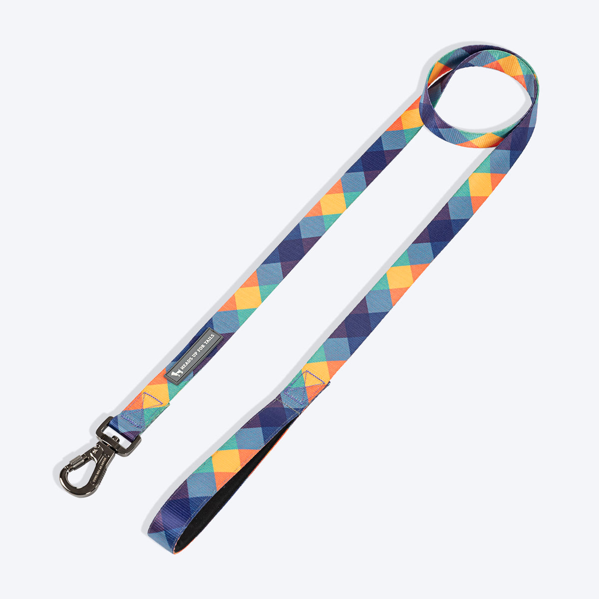 HUFT Technicolor Tartan Leash For Dog - Multicolor_04