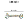 HUFT Twisty Tuggy Rope Toy for Puppies & Small Dogs - Multicolor_04