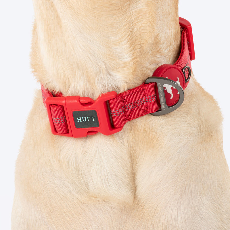 HUFT Xplorers Collar For Dog - Red_05
