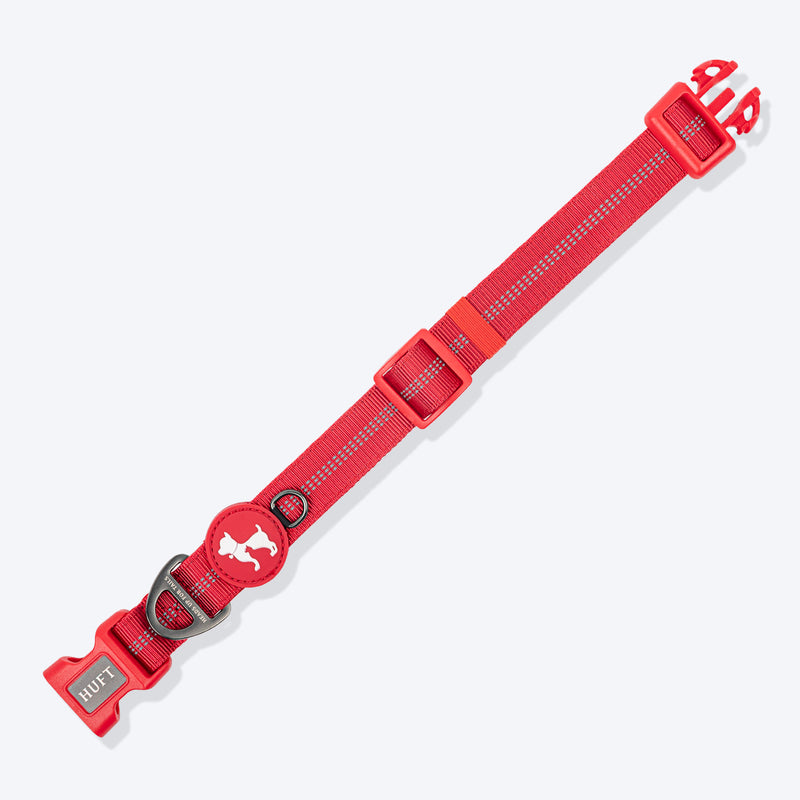 HUFT Xplorers Collar For Dog - Red_11