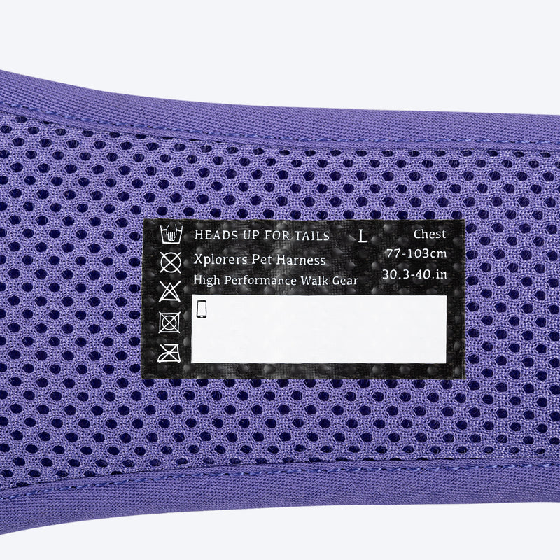 HUFT Xplorers Harness For Dog - Purple - Heads Up For Tails