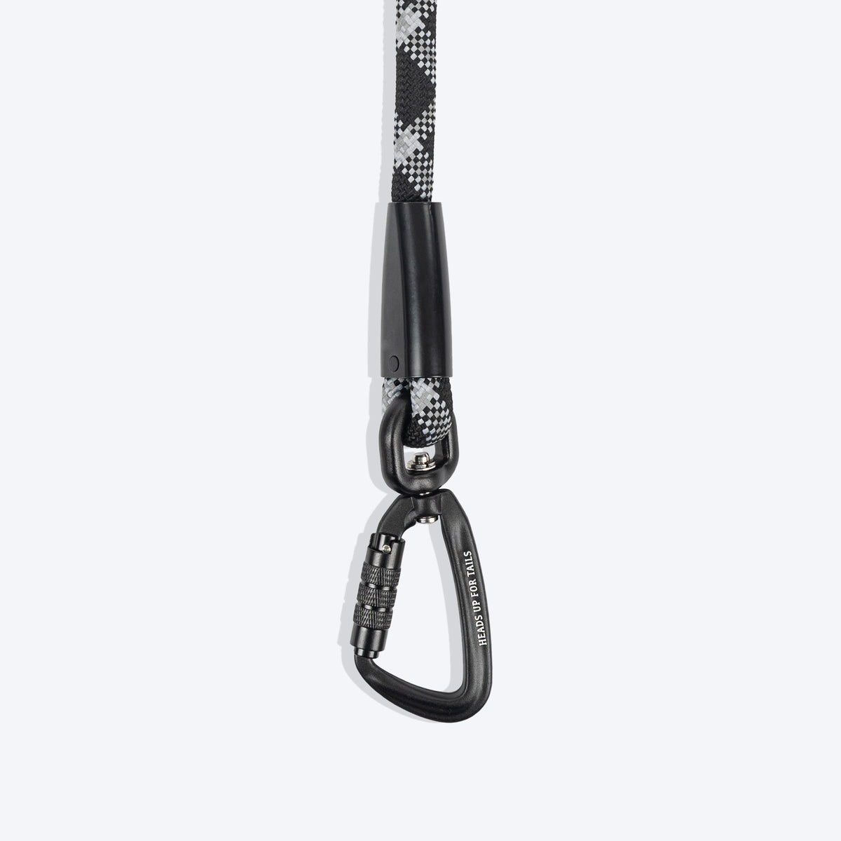 HUFT Xplorers Rope Leash With Carabiner For Dog - Black - 5 ft_08