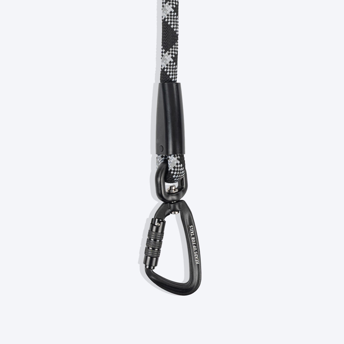 HUFT Xplorers Rope Leash With Carabiner For Dog - Black - 5 ft_08