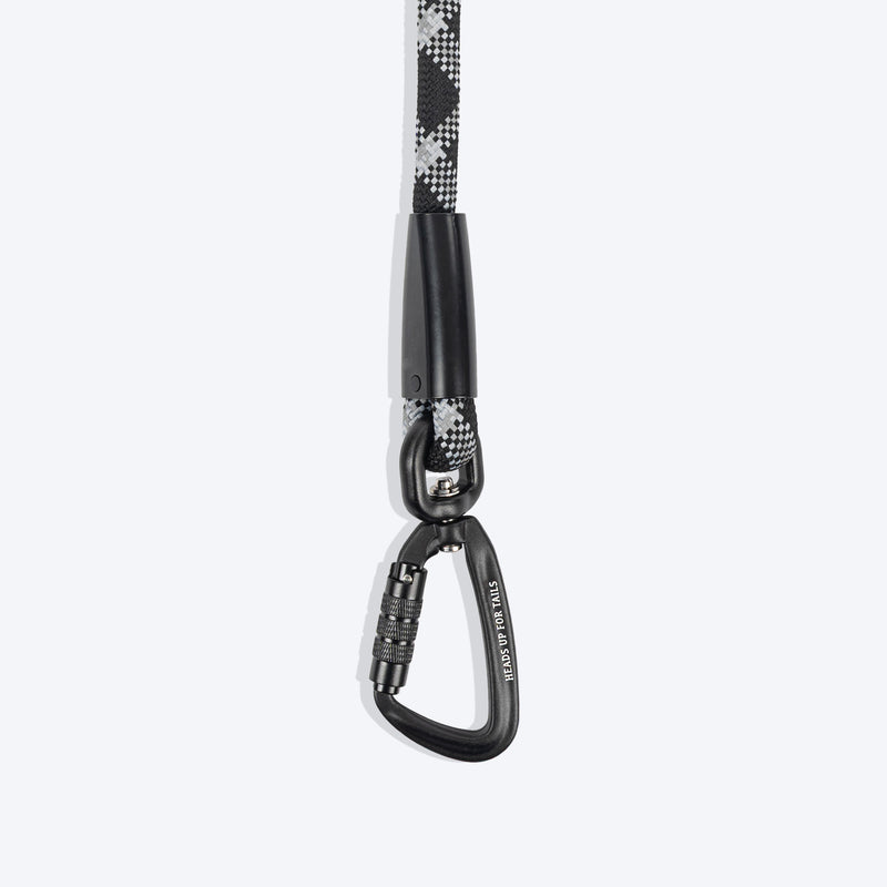 HUFT Xplorers Rope Leash With Carabiner For Dog - Black - 5 ft_08