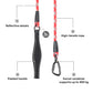 HUFT Xplorers Rope Leash With Carabiner For Dog - Red - 5 ft_05