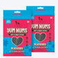HUFT Yum Nums Dog Treats Soft & Chewy Sticks Blueberry With Real Chicken - 70 gm - Heads Up For Tails