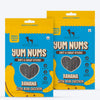 HUFT Yum Nums Soft & Chewy Sticks Banana with Real Chicken Treat For Dogs - 70 g - Heads Up For Tails