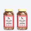HUFT Yummy In My Tummy Apple & Cinnamon Vegetarian Dog Biscuits - 320 gm - Heads Up For Tails