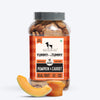 HUFT Yummy in my Tummy Pumpkin & Carrot gluten-free dog biscuits, 320g jar, made with real fruit