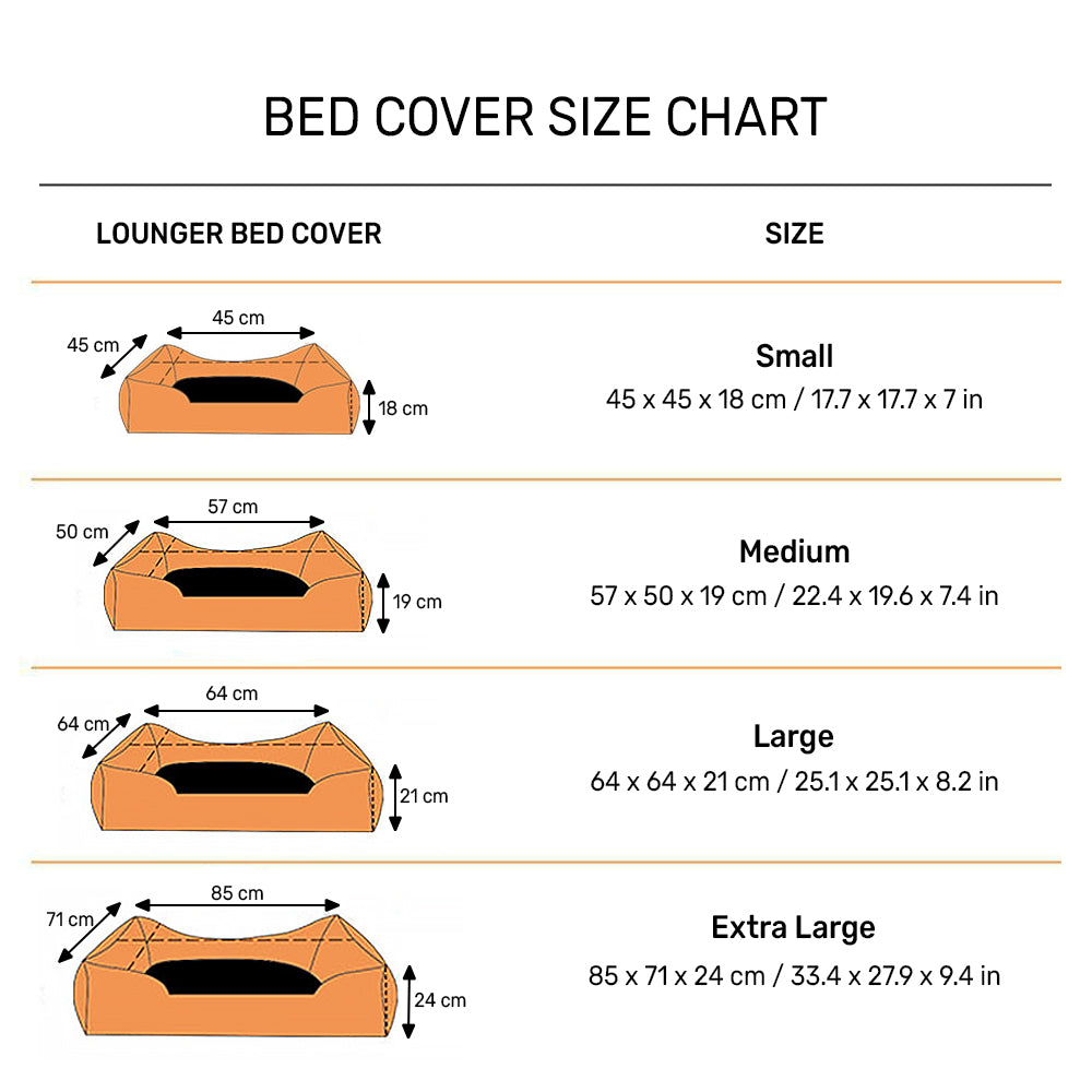 HUFT x©Disney Simba Lounger Dog Bed Cover (only cover) - Heads Up For Tails