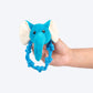 HUFT Jolly Elly Plush Toy For Dog - Blue