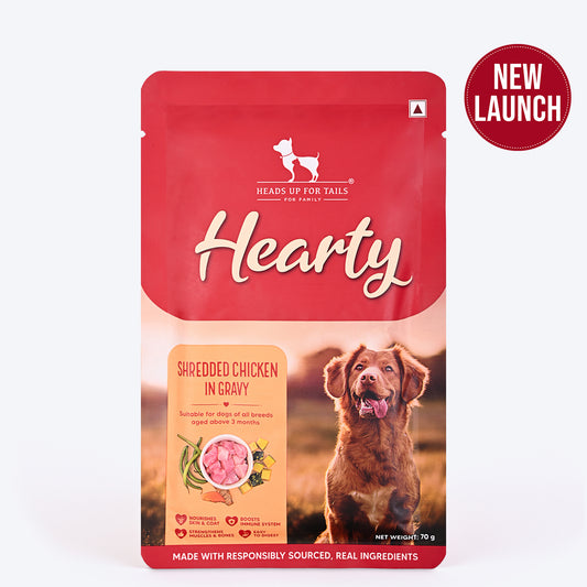 Hearty Shredded Chicken & Pumpkin In Gravy Dog Wet Food - 70 g