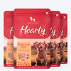 Hearty Shredded Chicken & Pumpkin in Gravy dog food by Heads Up for Tails, 70 g pouch. Suitable for all breeds.