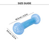 Holy Paws Cool Dumbbell With Treat Dispenser Chilled Chew Toy For Dog - Blue - Heads Up For Tails