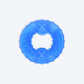 Holy Paws Cool Ring With Treat Dispenser Chilled Chew Toy For Dog - Blue - Heads Up For Tails