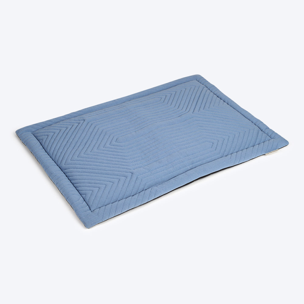 HUFT Quilted Jersey Mat - Forever Blue - Heads Up For Tails