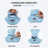 HUFT Walkmate Harness For Dog - Slate Blue - Heads Up For Tails