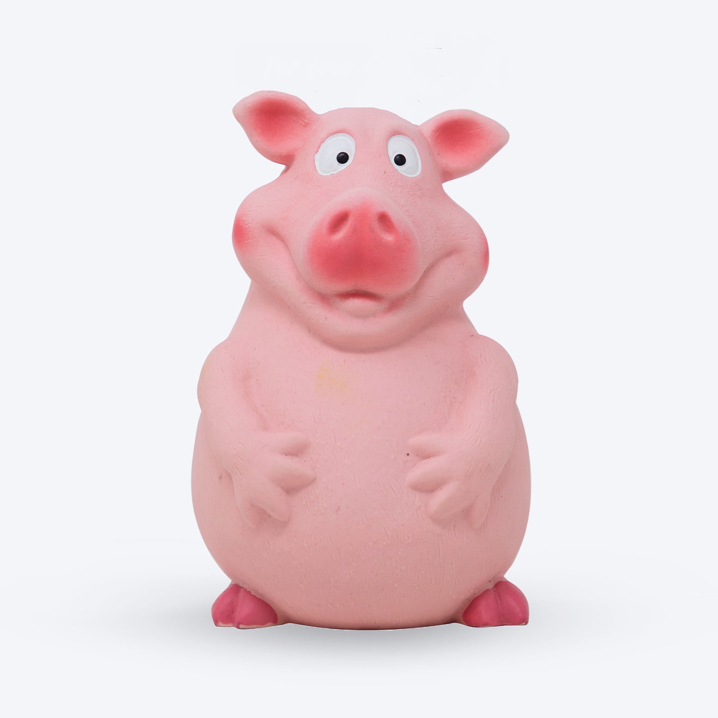 FOFOS Pig Latex Bi Squeaky Chew Toy For Dog - Pink - Heads Up For Tails