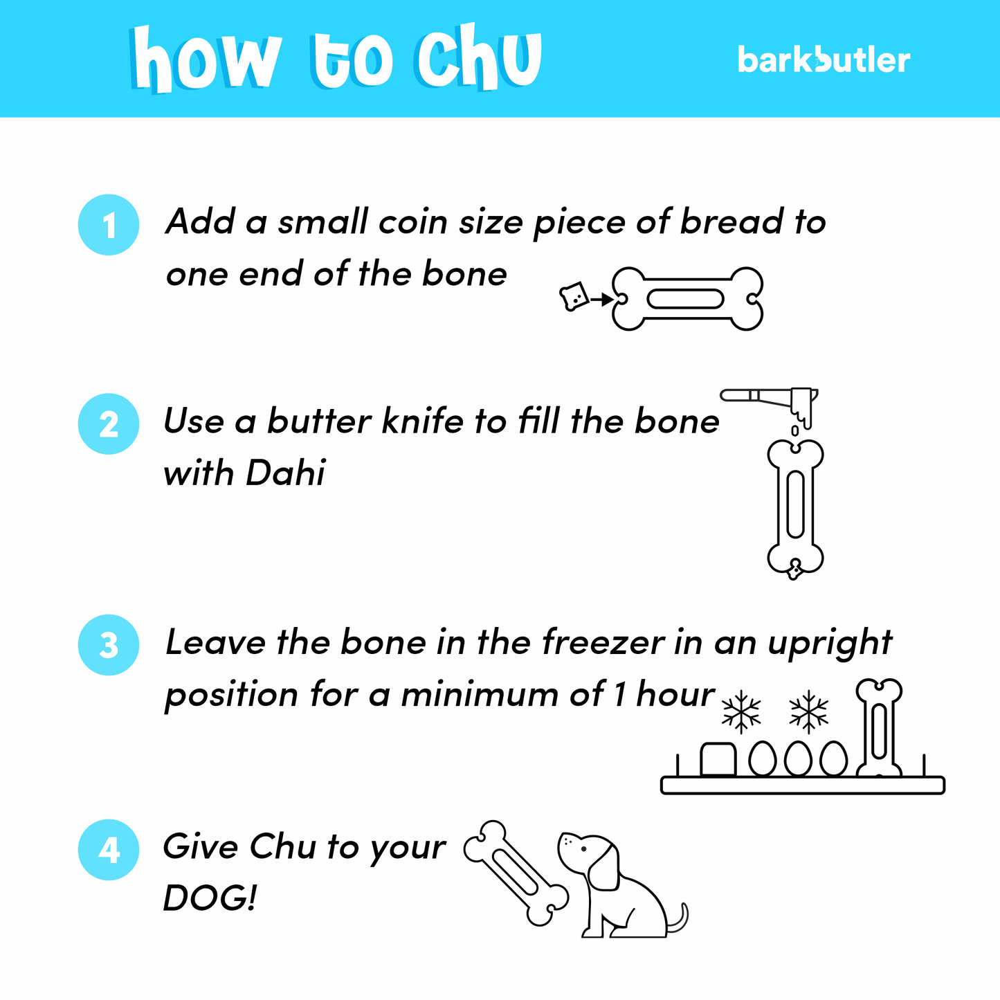 Barkbutler Chu The Bone Squeaky Chew Toy For Dog - Green - L_07