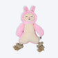 FOFOS Rope leg Rabbit Squeaky Plush Toy For Dog - Pink - Heads Up For Tails