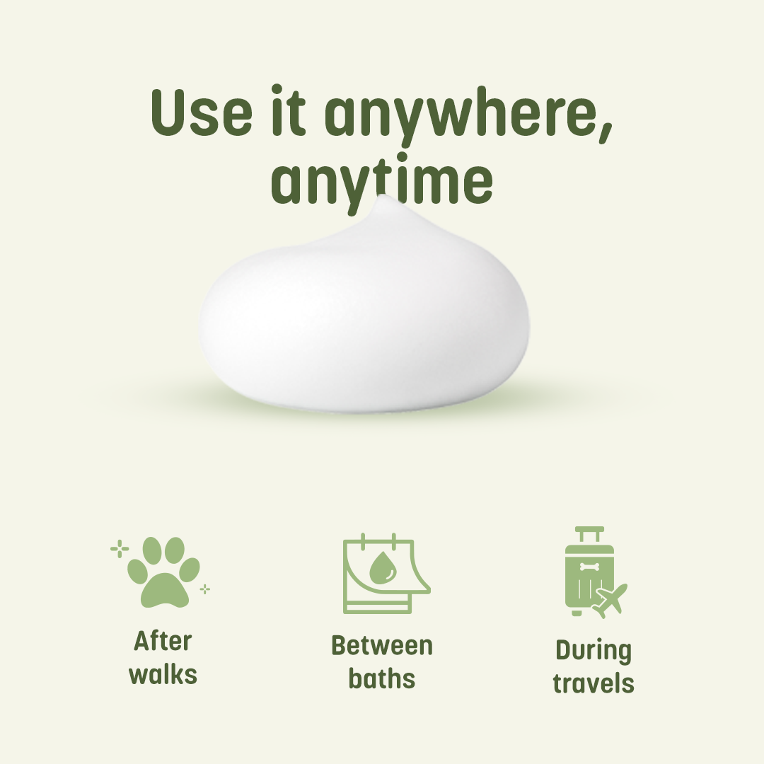 HUFT Waterless Cleansing No Rinse Dry Shampoo For Dogs 140 ml