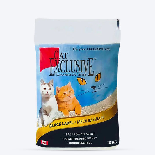 Intersand Cat Exclusive - Scoopable Clumping Cat Litter - 10 kg - Heads Up For Tails