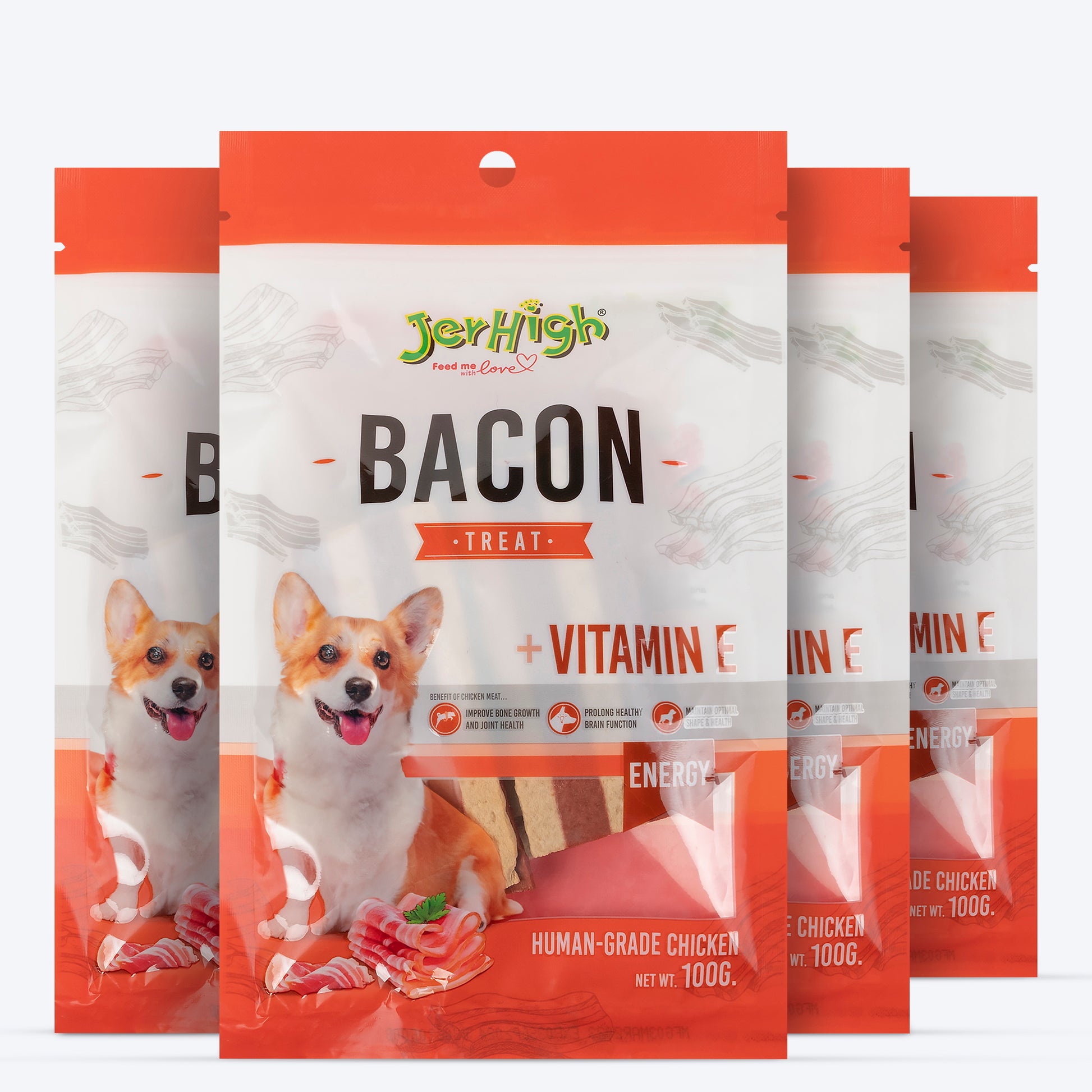 JerHigh Bacon Dog Treats - 100 g_03